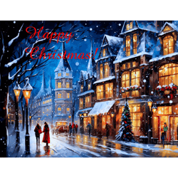 christmas cards. digital printable postcards. instant download