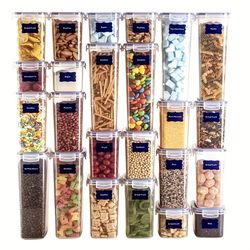 36pcs reusable food storage container labels with pen - waterproof, glue-free, self-adhesive, blackboard sticker f