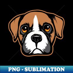 cute boxer dog puppy - high-resolution png sublimation file - unleash your creativity