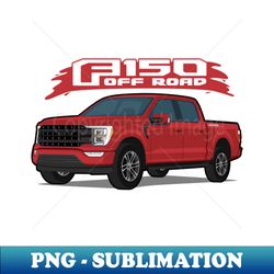 car truck off road  f-150 red - creative sublimation png download - bring your designs to life