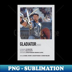 gladiator poster - exclusive sublimation digital file - perfect for creative projects