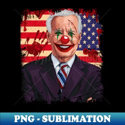parody clown joe biden their blood is on your hands - instant sublimation digital download - transform your sublimation creations
