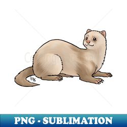 ferret - champange - modern sublimation png file - instantly transform your sublimation projects