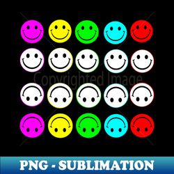 smiley face mirror happy face - premium sublimation digital download - stunning sublimation graphics