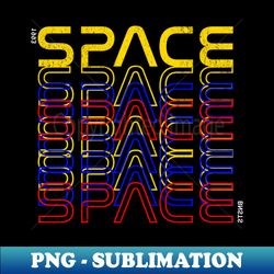 space in the 70s - exclusive sublimation digital file - revolutionize your designs