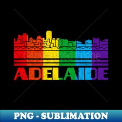 adelaide pride shirt adelaide lgbt gift lgbtq supporter tee pride month rainbow pride parade - high-quality png sublimation download - create with confidence