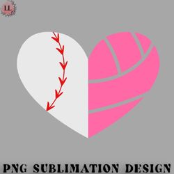 basketball png baseball heart