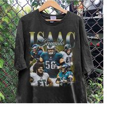 vintage 90s graphic style isaac seumalo t-shirt, isaac seumalo shirt, pittsburgh football shirt, vintage oversized sport