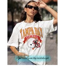 tampa bay football t shirt, vintage style tampa bay football t shirt, football t shirts, tampa bay t shirts  ts17