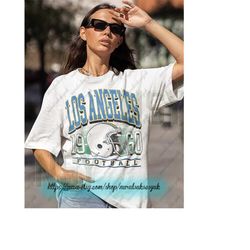 los angeles football t shirt, vintage style los angeles football t shirt, football t shirts, los angeles t shirts  ts09