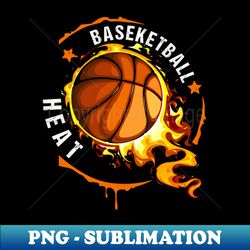 graphic basketball name heat classic styles - vintage sublimation png download - instantly transform your sublimation projects