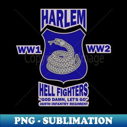 harlem hellfighters - png sublimation digital download - transform your sublimation creations