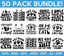 cat quotes svg bundle, cat quotes svg, fur mom svg, cat dad svg, cat shirt svg, paw prints svg, cat lover svg, cricut cu