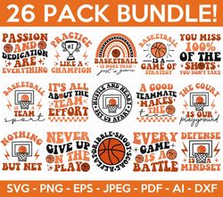 retro basketball svg bundle, basketball quotes svg, basketball fan svg, fan shirt svg, basketball player, sports svg, cr