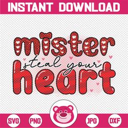 mister steal your heart png, valentine's day png, cupid png, boy valentine, design, png, silhouette cameo, cricut