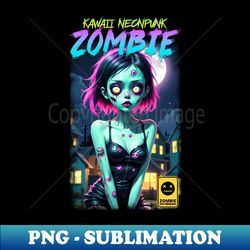 kawaii neonpunk zombie 08 - elegant sublimation png download - unleash your inner rebellion