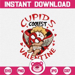 cupid's coolest valentine svg | valentine cupid | red cupid valentine svg | coolest valentine png | coolest cupid |