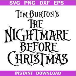 the nightmare before christmas svg, nightmare svg, holiday svg, christmas svg cricut