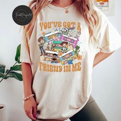 vintage you've got a friend in me t-shirt, disney toy story shirt, disney vacation 2023 shirt, disneyworld shirt, disney