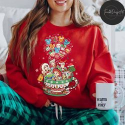 disney pixar toy story christmas teacup balloons shirt, mickey ears toy story you've got a friend in me, disney family c