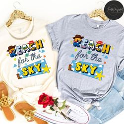 disney pixar toy story reach for the sky shirt, you've got a friend in me, disney family vacation 2023, disney group shi