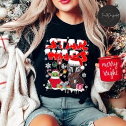 disney star wars christmas shirt, galaxy's edge christmas balloons, disney family christmas party 2023, star wars family