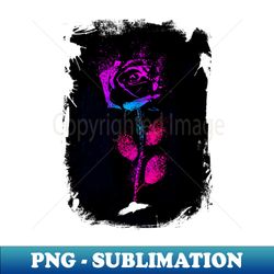 The Neon Rose I - Premium PNG Sublimation File - Instantly Transform Your Sublimation Projects