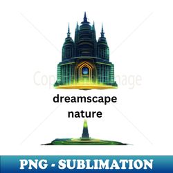 dream s scape nature - vintage sublimation png download - vibrant and eye-catching typography