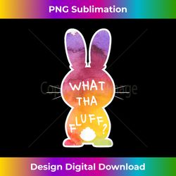 what tha fluff funny tie dye easter bunny egg hunt adult pun - eco-friendly sublimation png download - access the spectrum of sublimation artistry