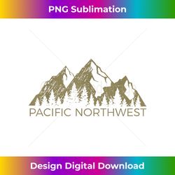pacific northwest mountain  pnw pacific northwest - futuristic png sublimation file - striking & memorable impressions