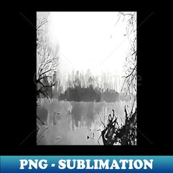 river forest landscape - creative sublimation png download - bold & eye-catching