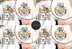 two-sided mickey and friends disney snacking around the world shirt, drinking around the world, disney epcot food and wi