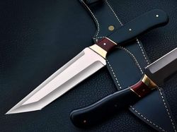 "stainless-steel-knife"hunting-knife-with sheath"fixed-blade-camping-knife, bowie-knife, handmade-knives, gifts-for-men.