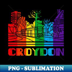 croydon pride shirt croydon lgbt gift lgbtq supporter tee pride month rainbow pride parade - digital sublimation download file - add a festive touch to every day