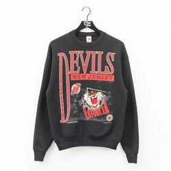 vintage 90s looney tunes taz new jersey devils shirt, nhl shirt, new jersey devils shirt