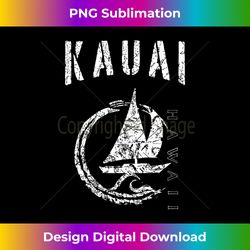 kauai hawaii souvenir, sailboat tank top - innovative png sublimation design - challenge creative boundaries