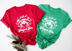 disney christmas shirt, most magical time shirt, disneyland christmas shirt, disney world christmas shirt, epcot christm