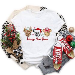 disney happy new year mickey head shirt, mickey new year shirt, disney trip shirt, new year disneyland vocation, family