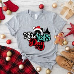 disney new year shirt, merry christmas shirts, new years outfit, new year shirts, new year gift, disney new year tees, h