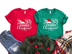 family christmas 2024 shirt, christmas shirt, matching christmas santa shirts, christmas gift, christmas party shirt, ch