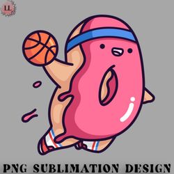 basketball png pink dunkin donut