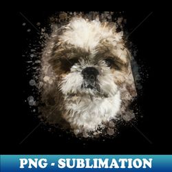 shih tzu puppies - png transparent digital download file for sublimation - unleash your creativity