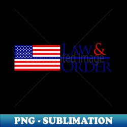 thin blue line  - law  order - vintage sublimation png download - fashionable and fearless
