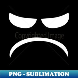 mad smile face graphic sarcastic emoticon funny - premium png sublimation file - create with confidence