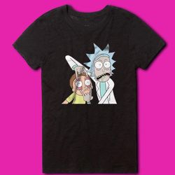rick and morty  science characters cartoon cinema anime game cool women&8217s t shirt