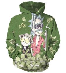 rick and morty &8211 3d hoodie, zip-up, sweatshirt, t-shirt 2