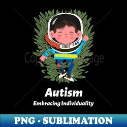 embracing individuality - digital sublimation download file - bring your designs to life