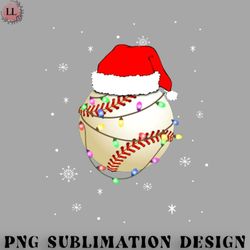 basketball png santa hat baseball christmas lights happy holidays season