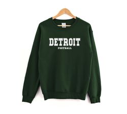 detroit football sweatshirt, detroit shirt, detroit sweatshirt, vintage detroit shirt, detroit tee, football fan shirt,