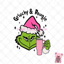 grinchy mas & bougie svg -pink bear shop